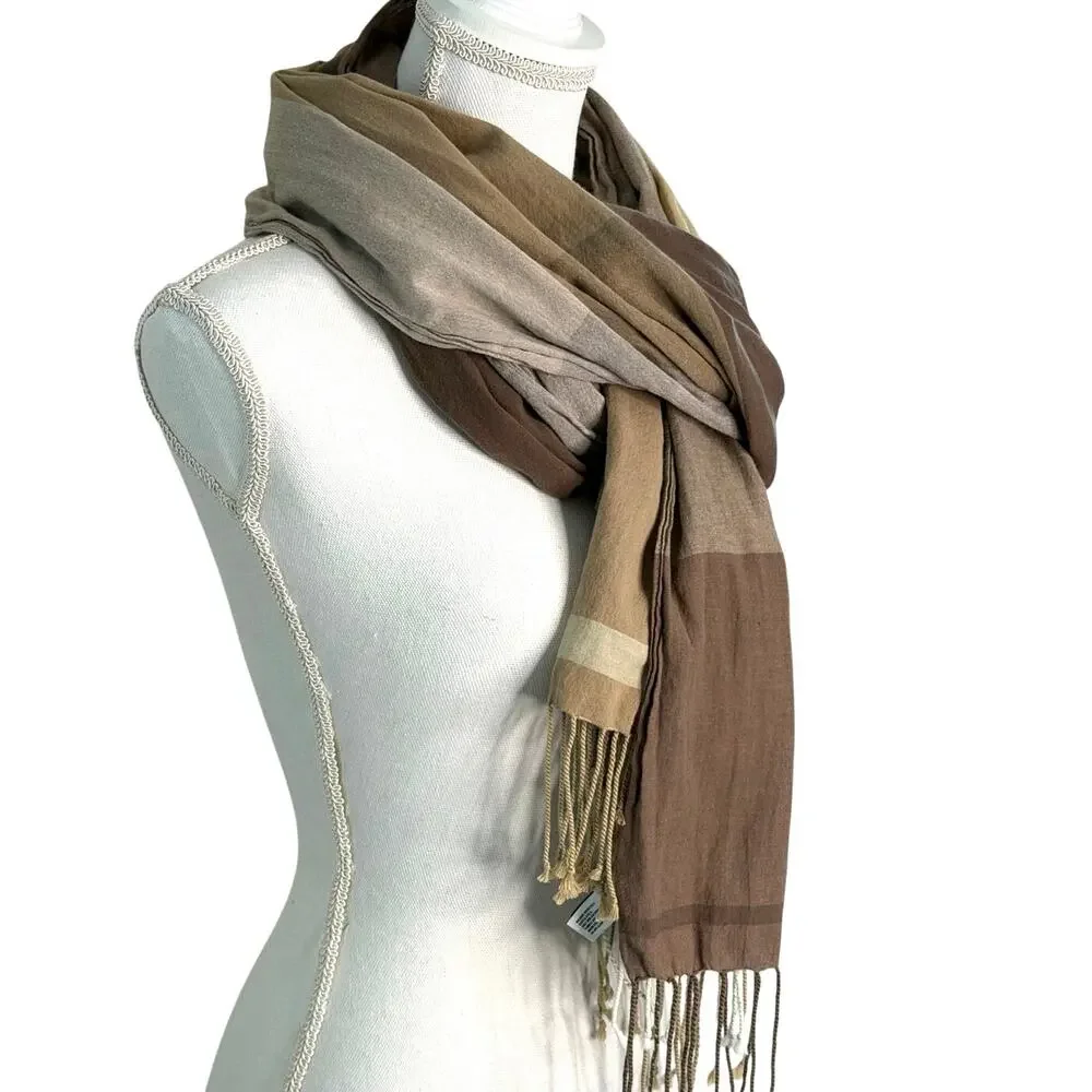 Vintage GAP cotton brown scarf